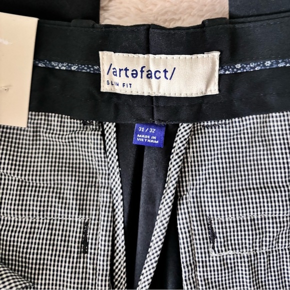Artefact Men's Straight Leg Slim Fit Dress Pants with Hip Pockets | Sz 31/32 - Picture 7 of 10